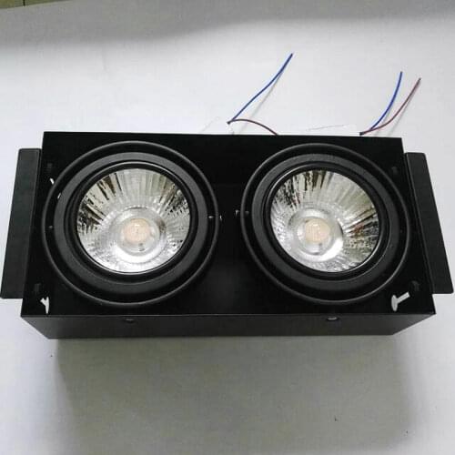 Dimmable 1head 2head 30W LED COB Ceiling Downlight Warm White White Cold White 15W LED Downlights AC110/AC240V SNYKA