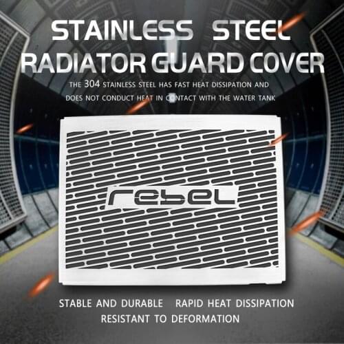 For Honda REBEL CMX CM 500 300 CMX500 CMX300 CM500 CM300 2017 2018 2019 2020 2021 Motorcycle Radiator Grille Guard Protect Cover