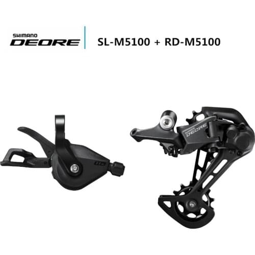 SHIMANO DEORE M5100 1x11 speed Shifting Lever and Rear Derailleur Shadow MTB Bike Accessory Mountain Bicycle Parts for 11 Speed