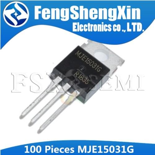 100PCS MJE15031 TO-220 E13031 MJE15031G TO220 Power Transistors