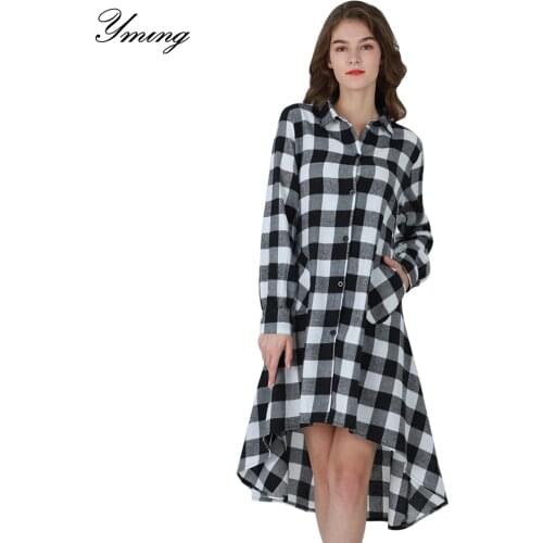 Летние платья в клетку YMING China At AliExpress