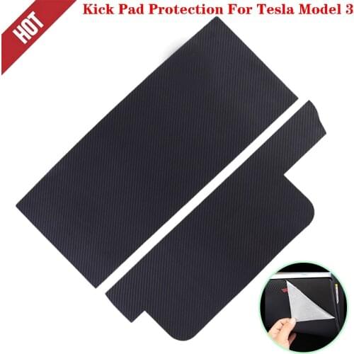 Anti Kick Pad Protection Glove compartment for Tesla Model 3 Side Edge Film Protector Stickers