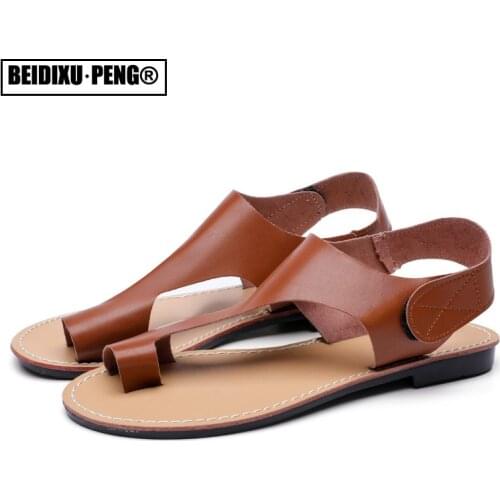 Women Derma Sandals 2021 Summer Outdoor Beach Flip-flops Sandles Fashion Thong Sandals Casual Ladies Flats Shoes