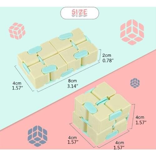 P31B 1Pc Children Adult Decompression Toy Infinity Ma-gic Cube Puzzle Toys Relieve Stress Funny Hand Game Maze Toy