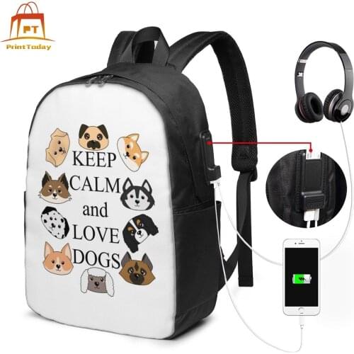 Golden Retriever Backpack Golden Retriever Backpacks Pattern Trending Bag Men - Women Travel Teen Bags