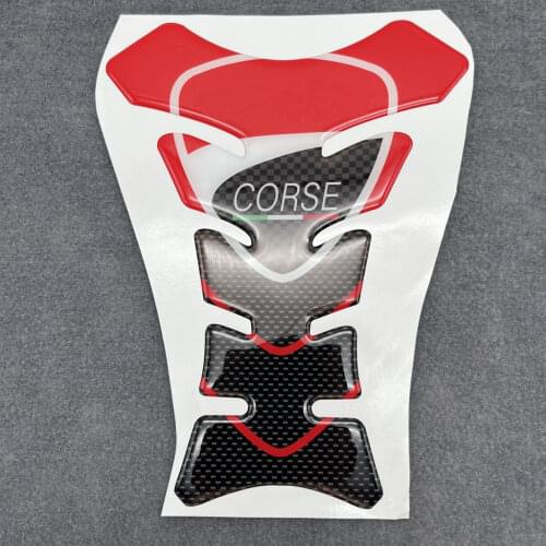 3D RED Motorcycle Gas Fuel Tank Pad Sticker Decals Protector For Ducati Monster 848 899 1199 Diavel Monster 1200 400 Pegatinas