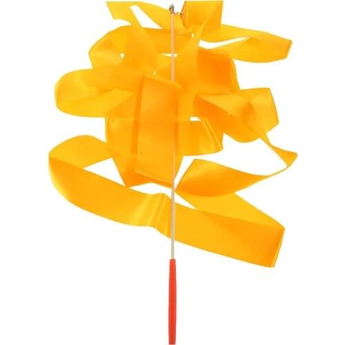 448D 4M Ribbon on a Stick for Dance Twirling Rod with Adjustable String Colorful Toys for Girls Party Favors Supplies | Item