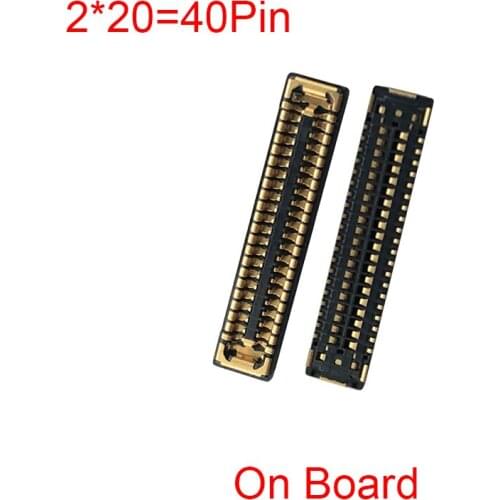 5pcs 40 Pin LCD Display Screen FPC Connector On Motherboard Flex Cable For Huawei Mate 30 Pro 30Pro P Smart S Mate30 Mate30pro