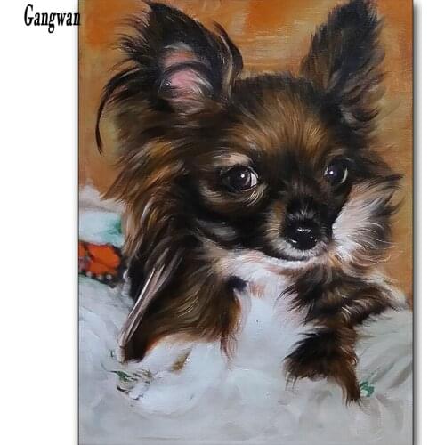5d diy Diamond Painting sale Cross Stitch 3d chihuahua picture Diamond Embroidery Square round full Diamond Mosaic decoration