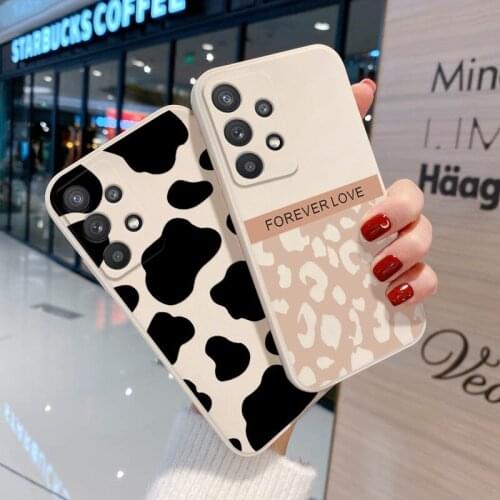 Case for samsung a32 Cover Galaxy A51 A71 A52 A12 A31 A50 A30S A50S M12 Case Silicone Camera Lens Protector A 32 Leopard Bumper