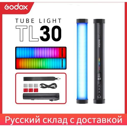 Godox TL30 Pavo Tube Light RGB Color Photography Light Handheld Light Stick with APP Remote Control for Photos Video Movie Vlog