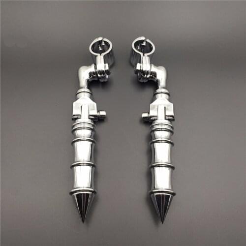 Aftermarket motorcycle parts Motorcycle Short Angled Adjustable Foot Peg Mounting for Yamaha Suzuki Honda GoldWing VTX1300 Shad