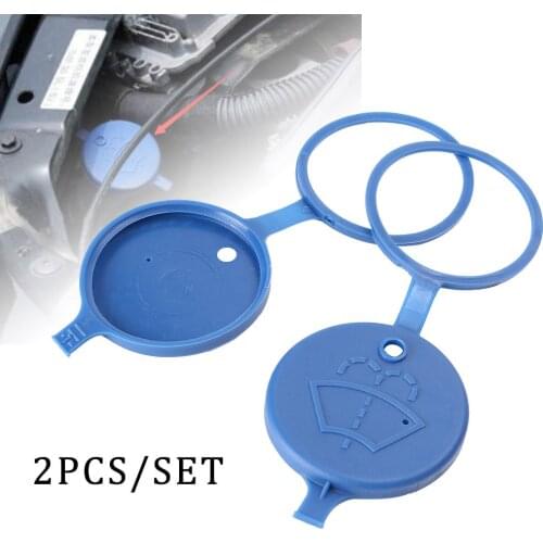 2PCS Tank Bottle Cap Lid Cover Windshield Washer Fluid Reservoir For Peugeot 106 206 207 307 /Citroen C2 C-Elysee Xsara Picasso