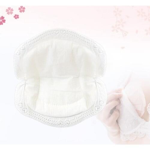 1/6pcs Soft Portable White Disposable Nursing Pads Ultra-thin Mesh Breast Pads Leakproof Feeding Pads For Postpartum Supplies