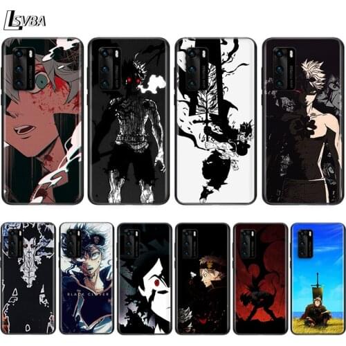 Anime Black Clover For Huawei P Smart Z S Pro Plus 2018 2019 2020 2021 Mate 10 20 30 40 RS PRO Plus Soft lite Phone Case
