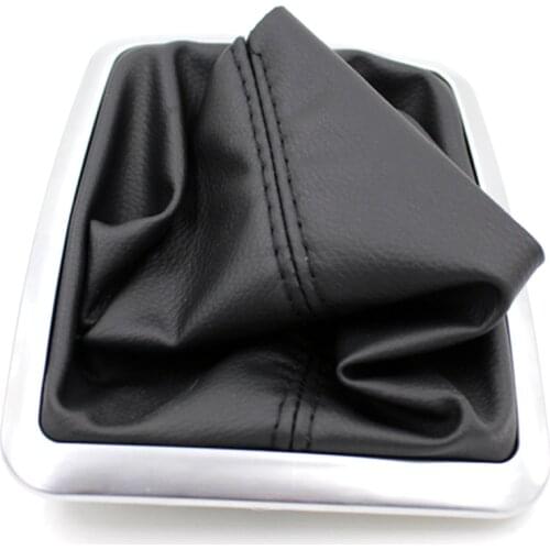 CNWAGNER Gear Shift Collars Sticker Gaiter Knob Boot Cover PU Leather Case For Ford Focus 2012,Car Styling