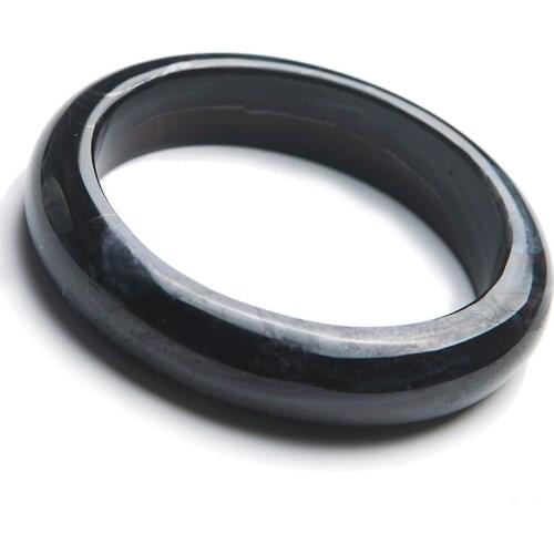 Natural Genuine Sugilite Crystal Round Beads Fashion Jewelry Charm Women Bangles Inner Diameter 54mm