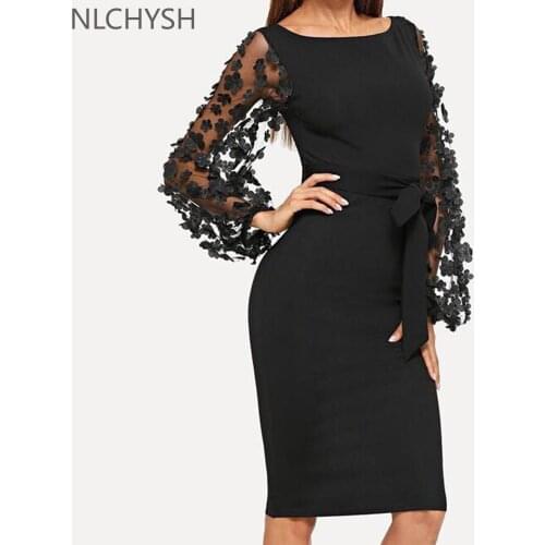 Модные платья-футляры NLCHYSH China At AliExpress