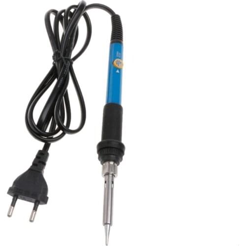 220V 60W Adjustable Temperature Soldering Iron Welding Gun Heating Pencil EU