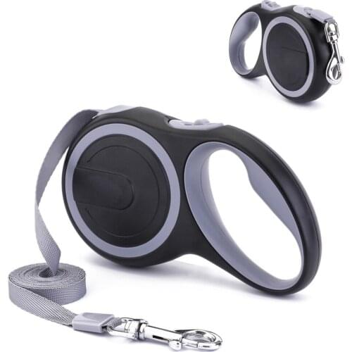 Durable Cat Leash Puppy Small Medium Dogs Retractable Flexible Belt 3M/5M Automatic Dog Traction Rope Pet Walking Leads Leashes