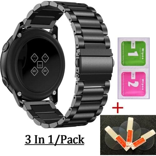 Top Quality COMLYO Bracelet Band For Samsung Galaxy Watch Active Strap Stainless Steel Watchband For galaxy active Wrist Bands