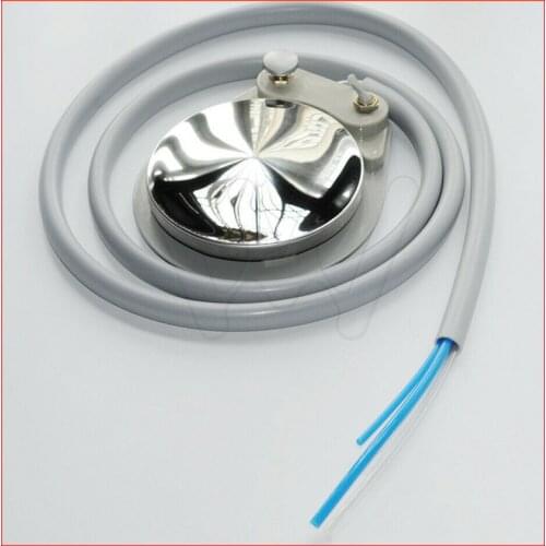 Dental Equipment 4 Hole Standard Foot Control Pedal with Tube Hose Cable 1 Set