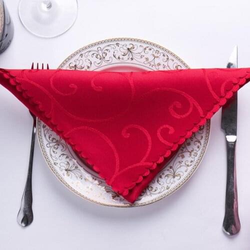 Wedding Table Napkin Cloth Handkerchief Cloth For Diner Party Xmas Supply Wedding Favors Home Textile Supplies