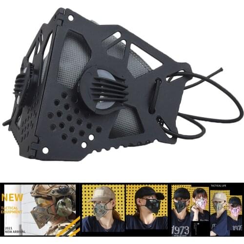 Tactical Airsoft Paintball Mask With Replaceable Filter Mask Army Tactical Half Face Butterfly Shape Protection Mask