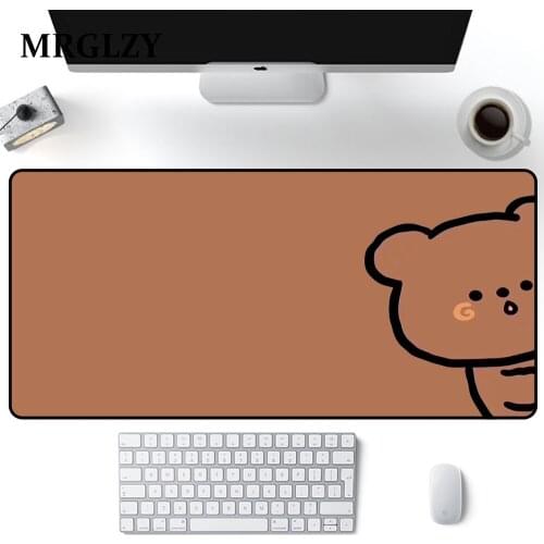 Cute Animal Rabbit Koala Dog corgi pig Bear Unique Desktop Game Mousepad kawaii Large Mouse Pad Keyboards Mat Gaming Desk Xxl