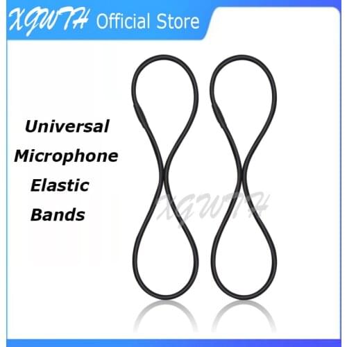 Universal Recording Microphone Elastic Rubber Band Strap For NEUMANN U87 U 87 Ai U87Ai Shock Mount Suspension Spider Holder 2PCS