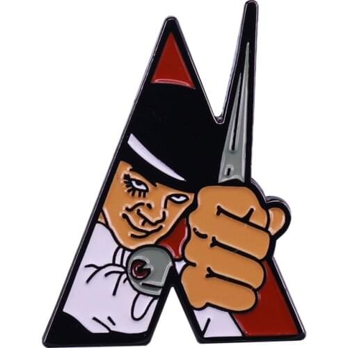 A Clockwork Orange Alex Knife Metal Pin Stanley Kubrick Movie Fans Wonderful Addition