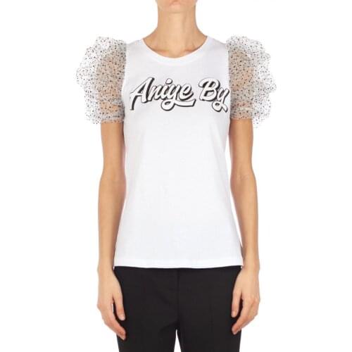 Aniye By t-shirt woman AN 185634 Top polka dot maty White polka dot