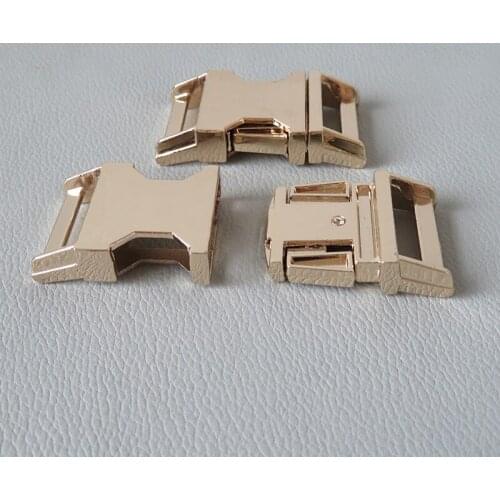 100pcs/Pack Webbing Metal Buckle Pet Straps Belt Clasp Hardware For Pet Dog Collar Necklace Bracelet Paracord Sewing Accessory