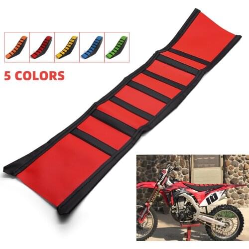 2020 Motorcycle Striped Rubber Soft-Grip Gripper Soft Seat Cover For YAMAHA YZ80 YZ85 YZ125 YZ250F YZ450F YZ250X YZ250FX YZ450FX