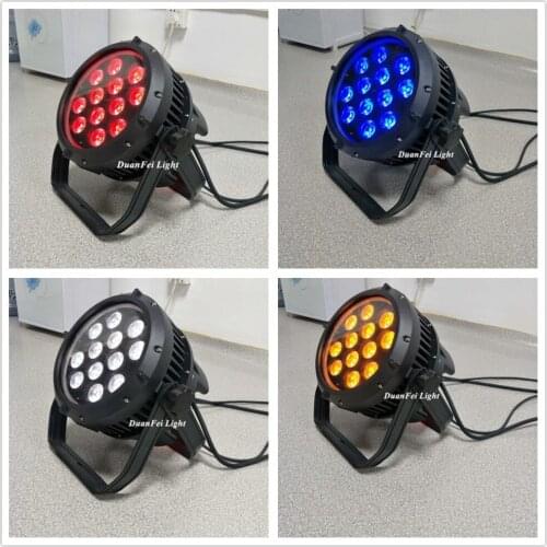 8 unites high bright stage led rgbwa par can ip65 led par light 5in1 outdoor led par 12x15w
