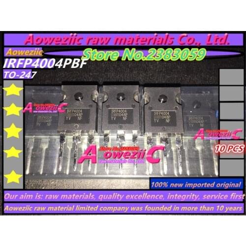 Aoweziic 100% new imported original IRFP4004PBF IRFP4004 TO-247 field effect tube 195A 40V