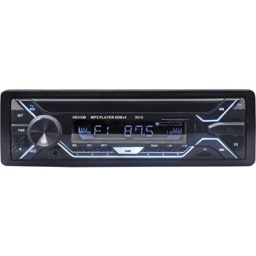 Auto Stereo 1 Din Multimedia Video Head Unit Bluetooth-compatible Hands Free Call FM Radio MP3 Player with Built-in Microphone