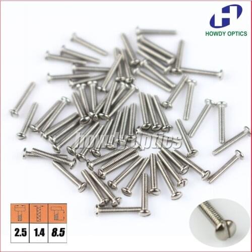 Free Shipping 10000pcs/lot Size 2.5x1.4x8.5mm Eyewear glasses Optical Eyeglasses screw accessories