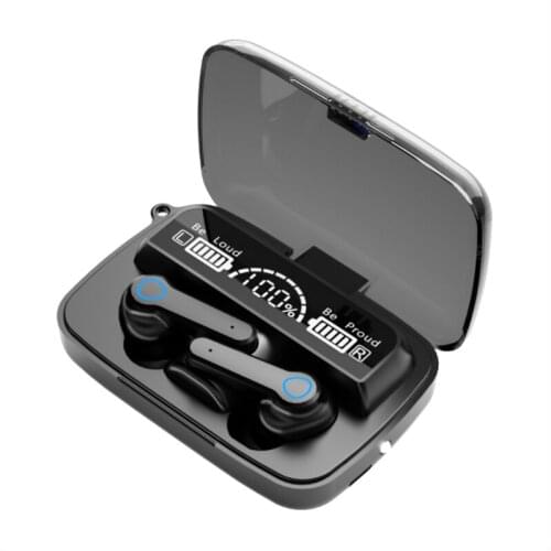 Wireless Bluetooth 5.1 Earphones Press Control Hands-Free Headphones Noise Canceling Sports Waterproof Headset with Mic