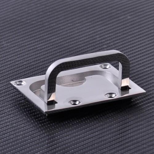 CITALL 2pcs 316 Stainless Steel for Boat Marine Caravan Flush Hatch Locker Cabinet Lift Pull Handle Hardware