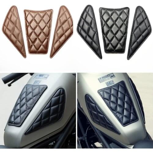 Motorcycle Parts Fuel Tank Protection Sticker Fuel Tank Leather Pad For Honda REBEL500 REBEL300 REBEL CMX 500 300 CM500 CM300