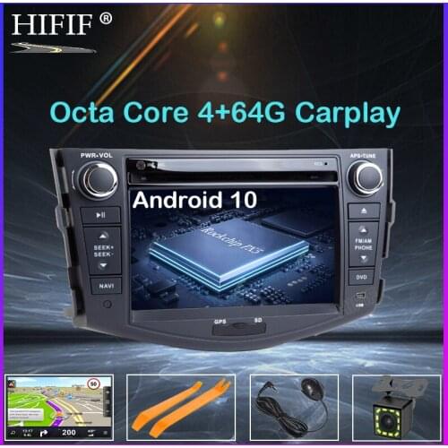 DSP IPS 2 din Android 10 Car DVD player For Toyota RAV4 Rav 4 2007 2008 2009 2010 2011 GPS wifi radio screen navigation pc