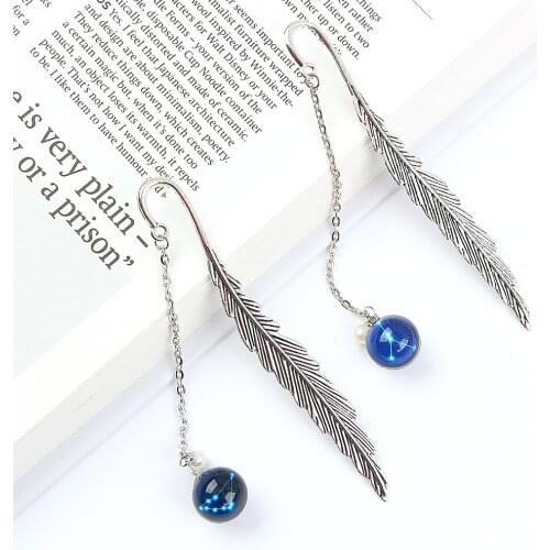 Noctilucent Constellation Bookmark Pendant Metal Book mark Stationery School Office Supply Escolar Papelaria