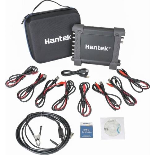 Hantek 1008C USB 8CH Oscilloscope Programmable Generator Vehicle Testing 2.4MSa/s Generator 8 Channels Automotive Diagnostic