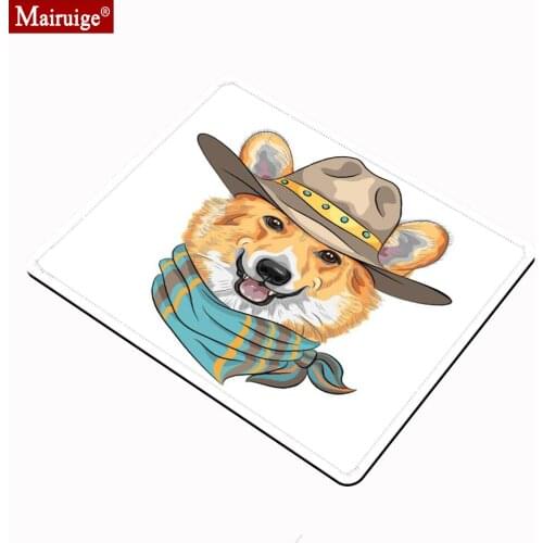 Corgi Dog Kawaii Mousepad 20x18cm Gamer Mouse Pad Small Computer Persona PC Gamer Desk Mat Custom PC for Laptop Table Pads