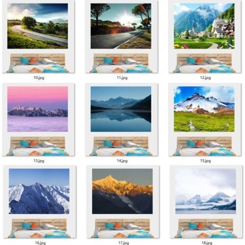 Landscape Hanging Cloth Background Cloth Wall Cloth Bedside Cloth Room Wall Decoration Dormitory Tapestry