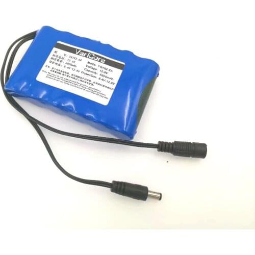 Varicore 12.6 V 6.8 ah Portable Li-ion battery, Supercapacitor DC 12V 6800 mAh CCTV, Automated product Ion