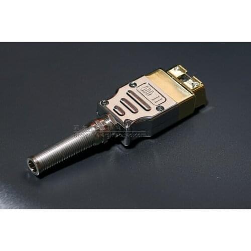 Metal OBDII 16 pin male assembly metal OBD connector zinc alloy OBD2 male j1962