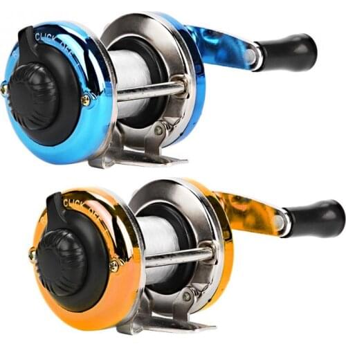 Mini Metal/Plasticl Drum Fishing wheel Portable Winter Ice Fishing Reel Wheel with Wire Outdoor Tackle fishing Accessories