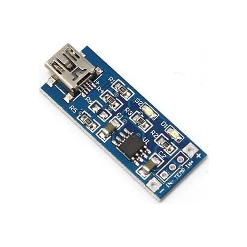 Mini USB 5V 1A lithium battery charging board charger module in 4-8V TP4056 micro USB module diy electronics